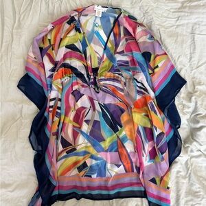Rainbow Pattern Swimsuit Cover Up